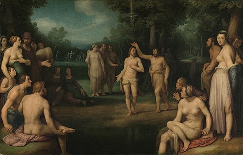 Baptism of Christ, 1623, Cornelis van Haarlem