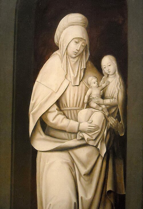 Saint Anne with the Virgin and Christ Child, 1520, Joachim Patinier