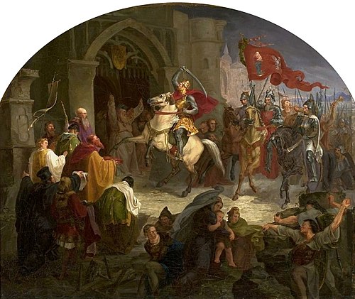 Entry of Boleslaus the Brave into Kiev., 1830, Wincenty Smokowski