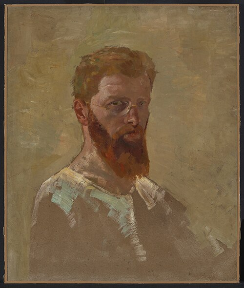 Selbstbildnis, 1885, Max Klinger