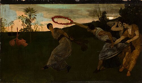 Evening, 1879, Max Klinger