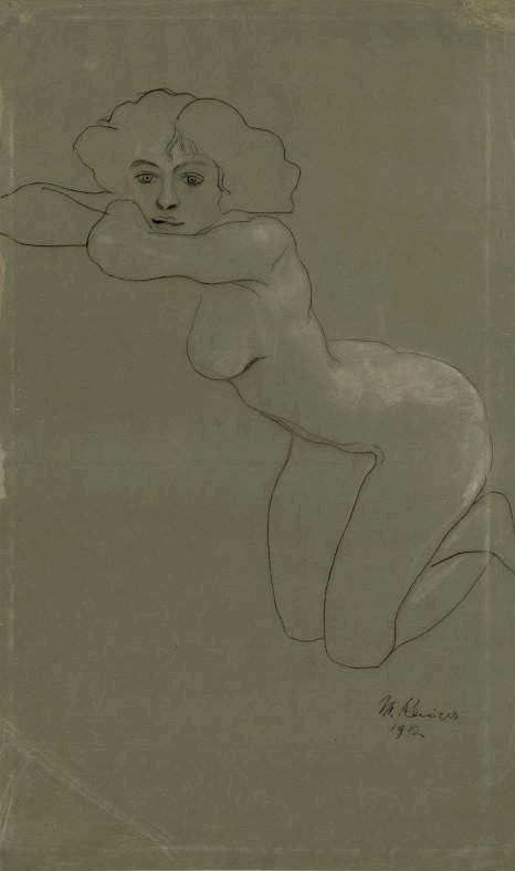 Studium aktu kobiecego, 1912, Max Klinger