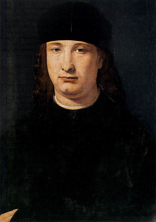 Portrait of a Notable (or Gerolamo Casio), 1505, Giovanni Antonio Boltraffio
