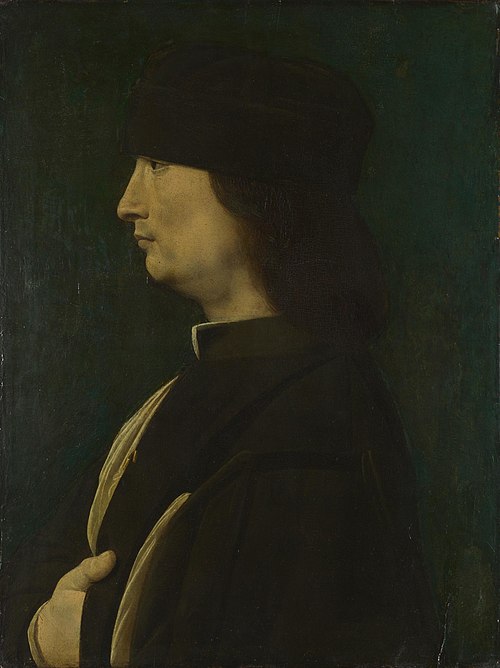 Portrait of a Man in Profile, 1500, Giovanni Antonio Boltraffio
