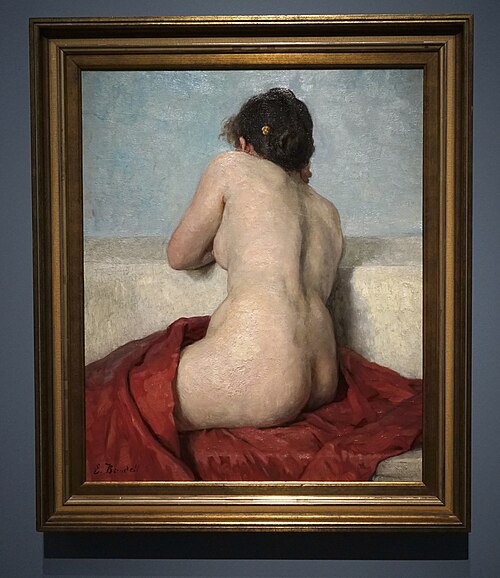 Female Nude from the Back, 1899, Eugenie Bandell