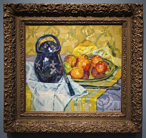 Yellow and Blue (Still Life), 1908, Eugenie Bandell