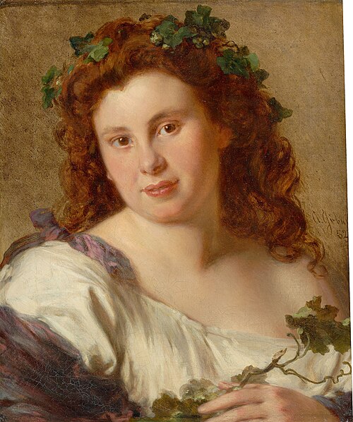 Bacchantin., 1862, Angilbert Göbel