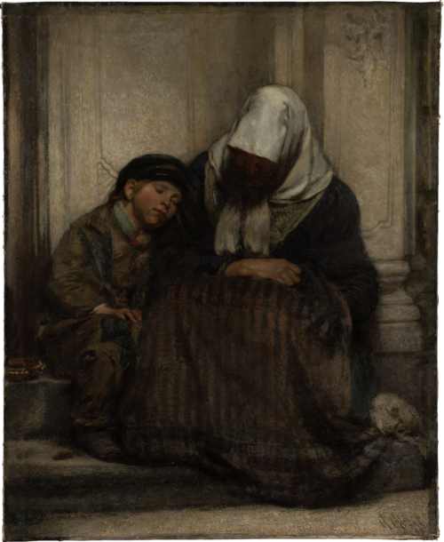 Poor People, 1858, Angilbert Göbel