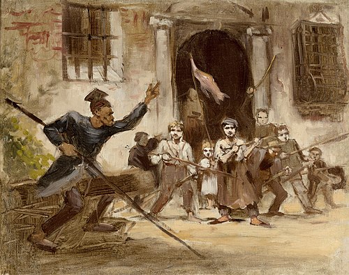 Levy in Mass, 1873, Maurycy Gottlieb