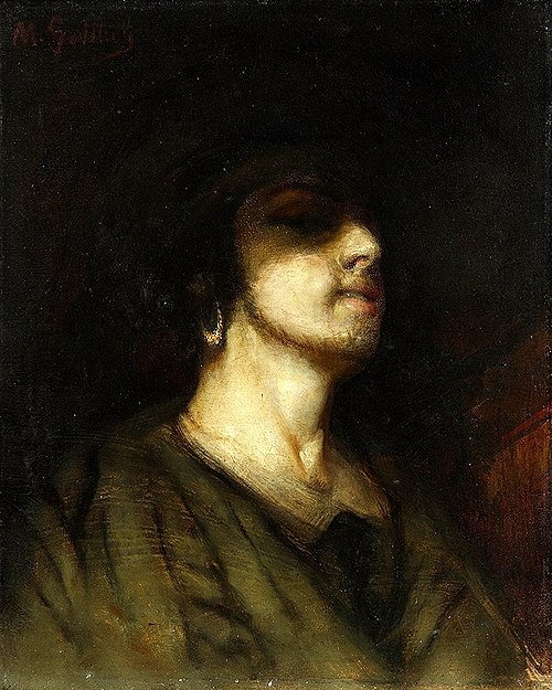Autoportrait, 1876, Maurycy Gottlieb