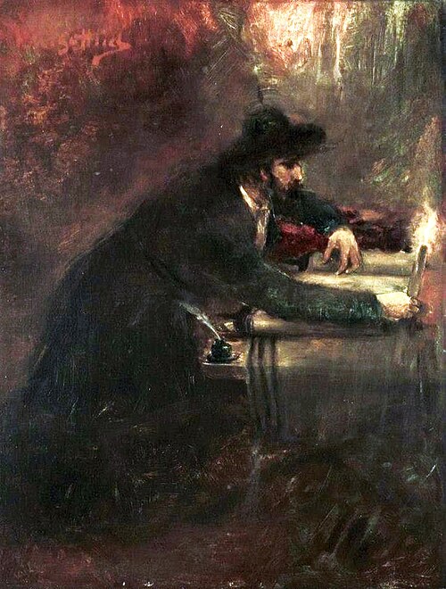 Le Scribe de Torah., 1876, Maurycy Gottlieb