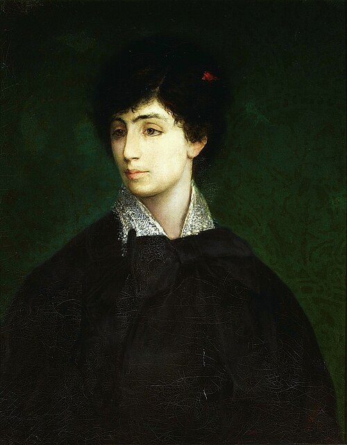 Portrait d'une jeune fille juive., 1879, Maurycy Gottlieb