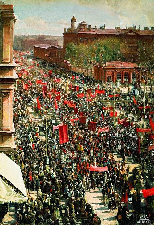 1st May demonstration, 1934, Isaak Brodsky