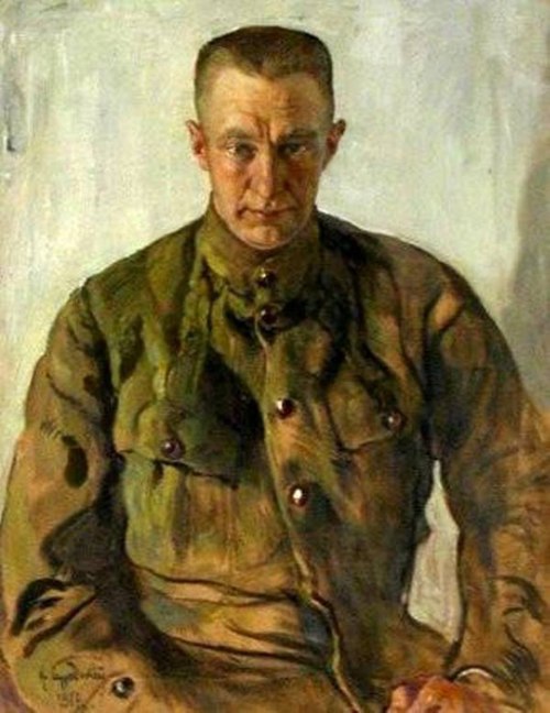 Portrait of Aleksandr Kérenski, 1917, Isaak Brodsky