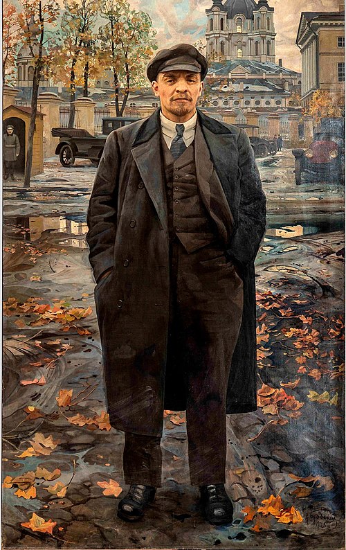Lenin in front of Smolny, 1925, Isaak Brodsky