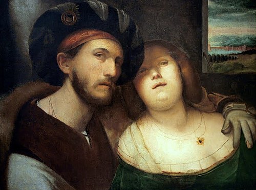Couple amoureux, 1550, Altobello Melone