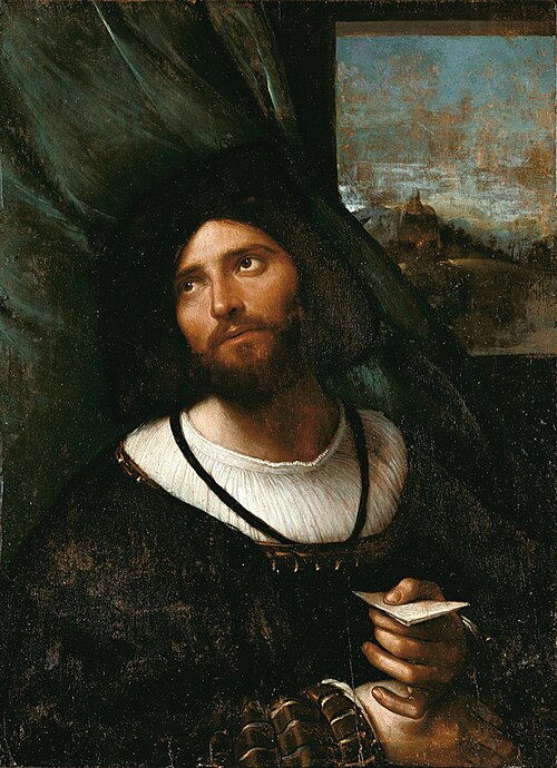 Portrait d'un jeune homme, 1550, Altobello Melone