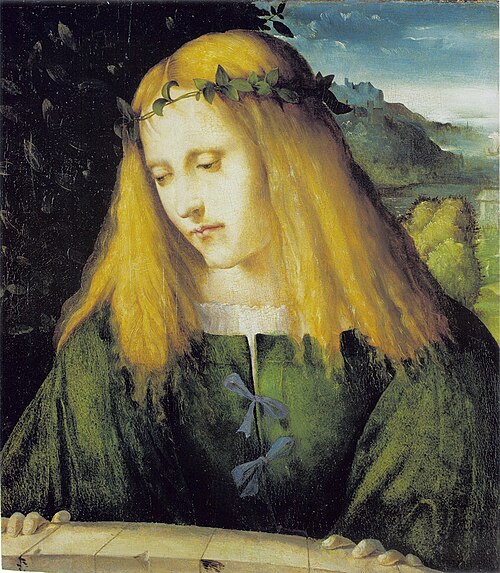 Narcisse a la fontaine, 1510, Altobello Melone