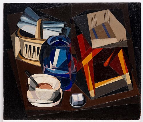 Still life with Bread, 1918, María Blanchard
