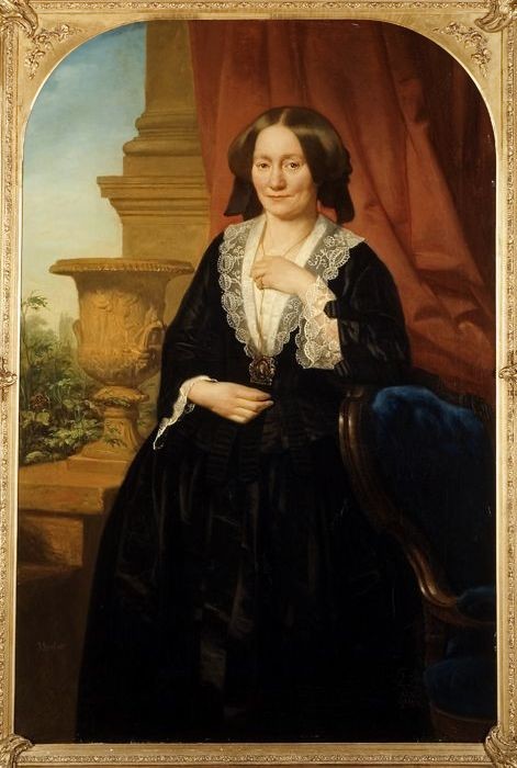 Portret van Maria van Hoboken, 1855, Jacob Spoel