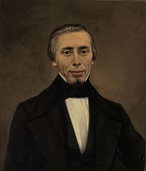 Portrait of Mr. P.A. Sander, 1860, Jacob Spoel