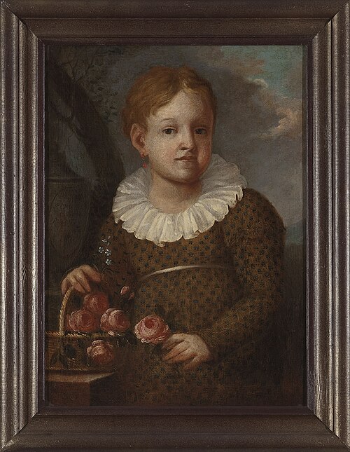 Posthumous portrait of Elżbietka Pade (1811–1818), daughter of Elżbieta and Marcin, 1818, Michał Stachowicz