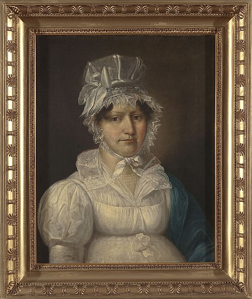Portrait of Elżbieta Pade (d. 1833), wife of Marcin, 1818, Michał Stachowicz