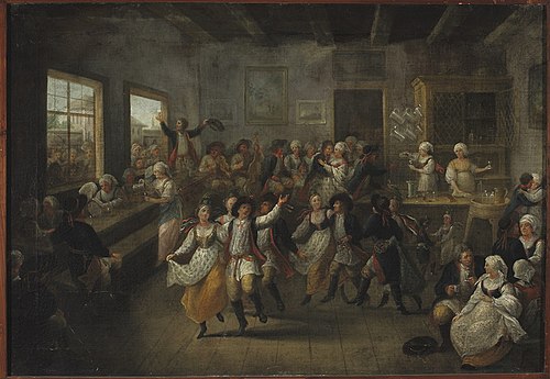 Tavern in Kraków, 1819, Michał Stachowicz