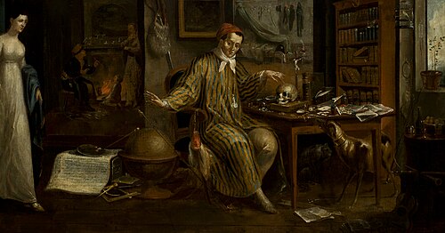 Scholar in His Studio, 1815, Michał Stachowicz