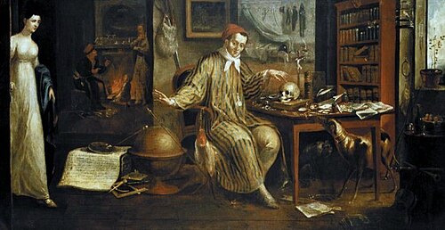 Uczony w pracowni (Portret Andrzeja Auera (ok. 1761–1836), 1815, Michał Stachowicz