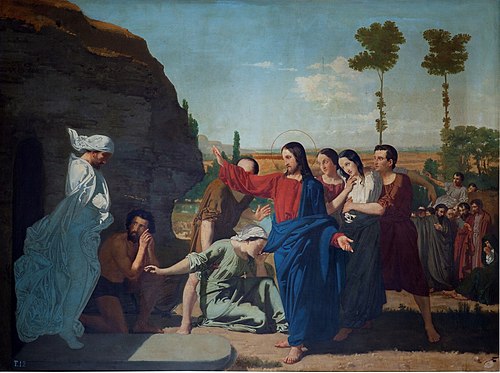La resurrección de Lázaro, 1856, Juan García Martínez