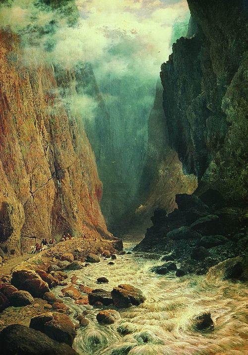 Darial Gorge, 1884, Roufim Soudkovski