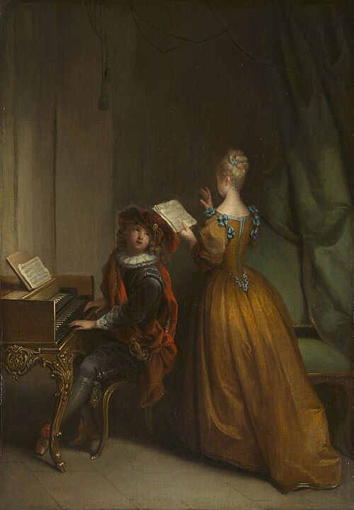 The Singing Lesson, 1725, Jean Raoux