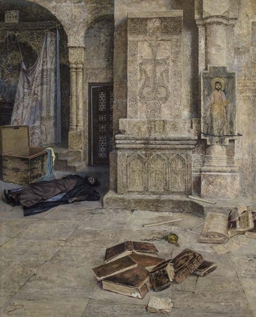Desecrated Shrine, 1895, Vardges Sureniants