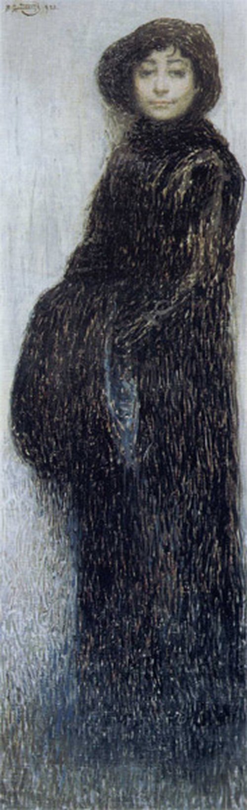 portrait of Anna Grigorevna Idelson, 1913, Vardges Sureniants