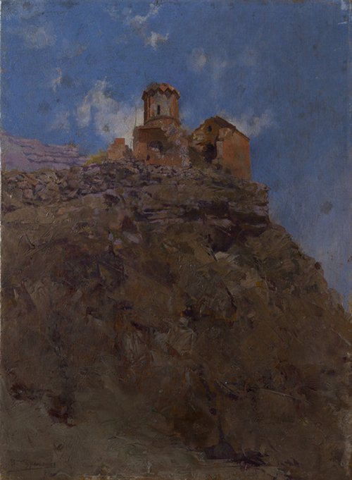 Ruins of Ani's Aghjkants Monastery, 1891, Vardges Sureniants