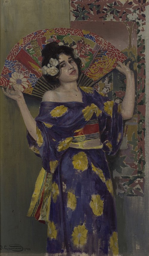 Geisha. Japanese woman, 1900, Vardges Sureniants