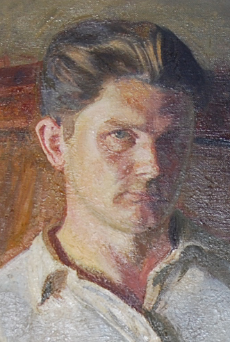 Self-portrait., 1950, József Breznay