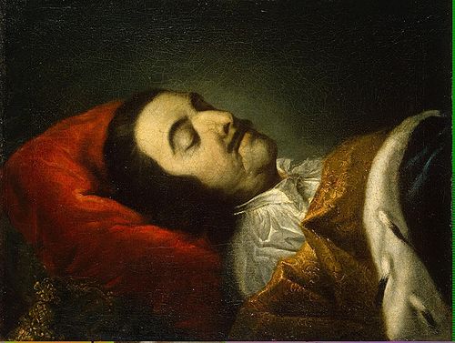 Peter I on His Death-bed, 1725, Johann Gottfried Tannauer