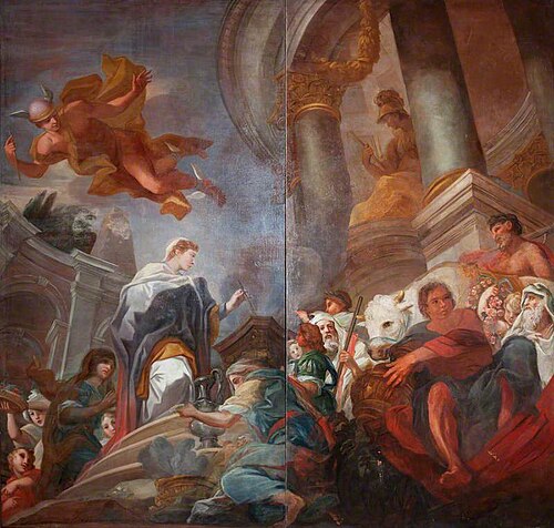 Herse and Her Sisters with Hermes, 1718, William Kent