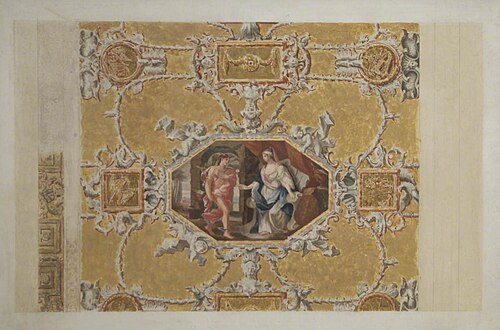 Ceiling Panel, King's Gallery, Kensington Palace, , William Kent
