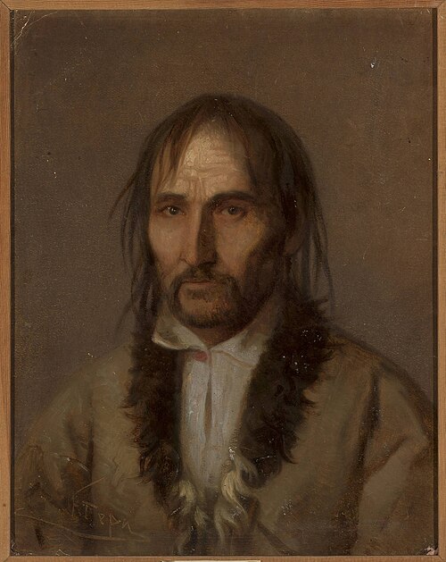 Head of a Highlander, , Franciszek Tepa