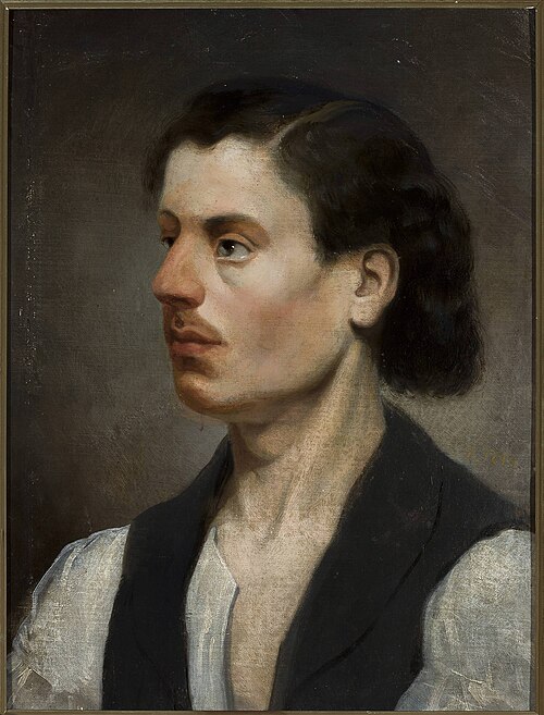 Autoportrait, 1860, Franciszek Tepa