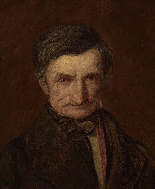 Portrait of Father, 1855, Franciszek Tepa