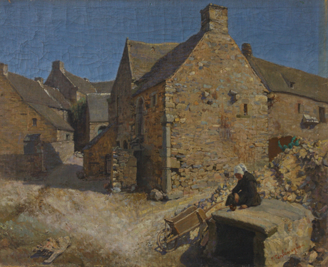 The woman at the source. Brittany, 1900, Panos Terlemezian