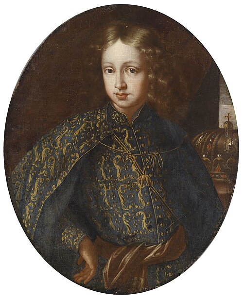 Bildnis des späteren Kaisers Joseph I. (1678-1711) als König von Ungarn, 1688, Benjamin von Block