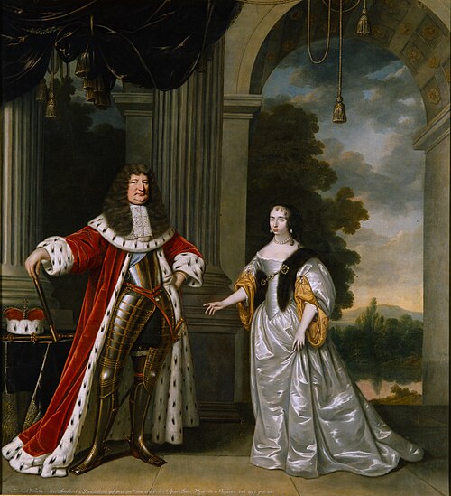 Der Große Kurfürst Friedrich Wilhelm von Brandenburg und Luise Henriette, 1661, Pieter Nason