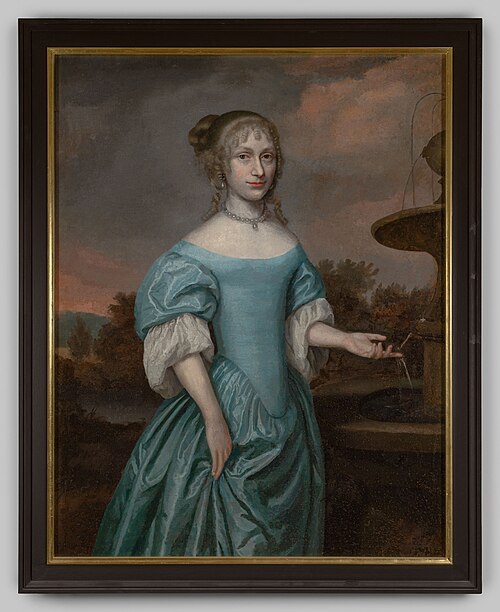 Portret van een onbekende jonge vrouw, 1662, Pieter Nason