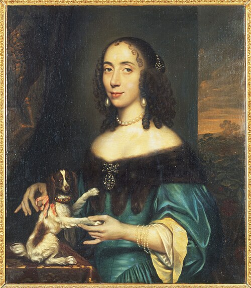 Portrait of Margaretha Huyssen (1632-1710), wife of Hieronymus Tuyll van Serooskerke (1615-1669), 1657, Pieter Nason