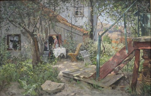 Summer day, 1881, Frits Thaulow